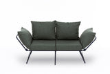 2-Sitzer-Schlafsofa Viper Green