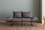 2-Sitzer-Schlafsofa Viper Grey