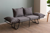 2-Sitzer-Schlafsofa Viper Grey