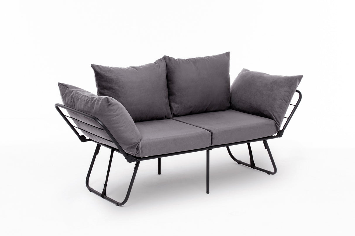 2-Sitzer-Schlafsofa Viper Grey