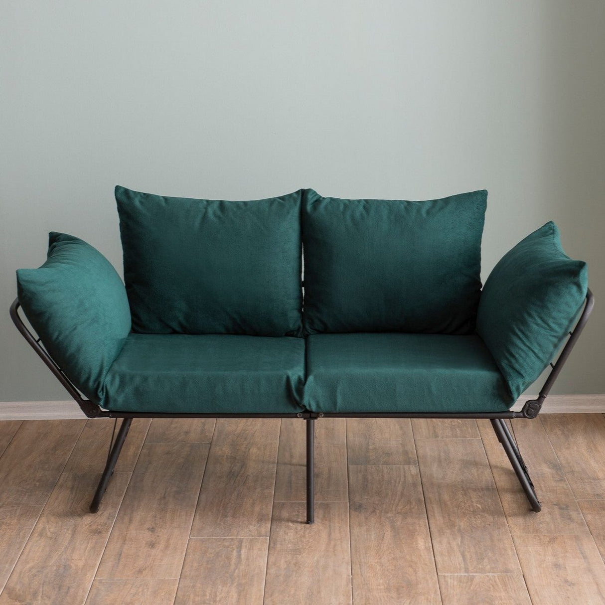 2-Sitzer-Schlafsofa Viper Petrol Green