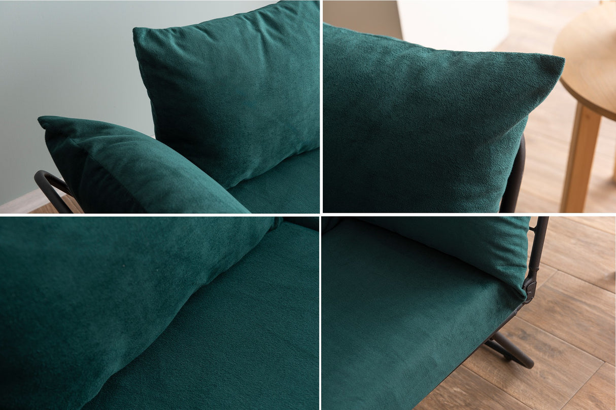 2-Sitzer-Schlafsofa Viper Petrol Green