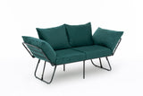 2-Sitzer-Schlafsofa Viper Petrol Green