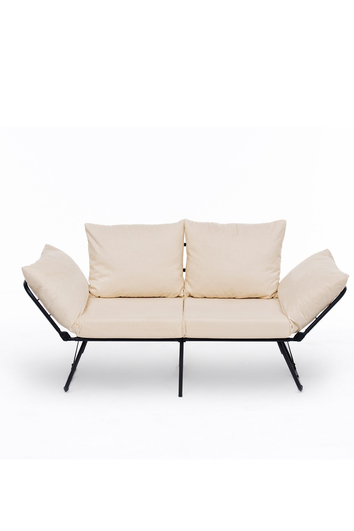 2-Sitzer-Schlafsofa Viper Light Cream