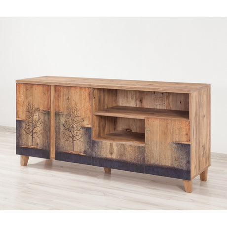 Sideboard Marina Mila Atlantisches Kiefernholz Melamin 160x76x45 cm