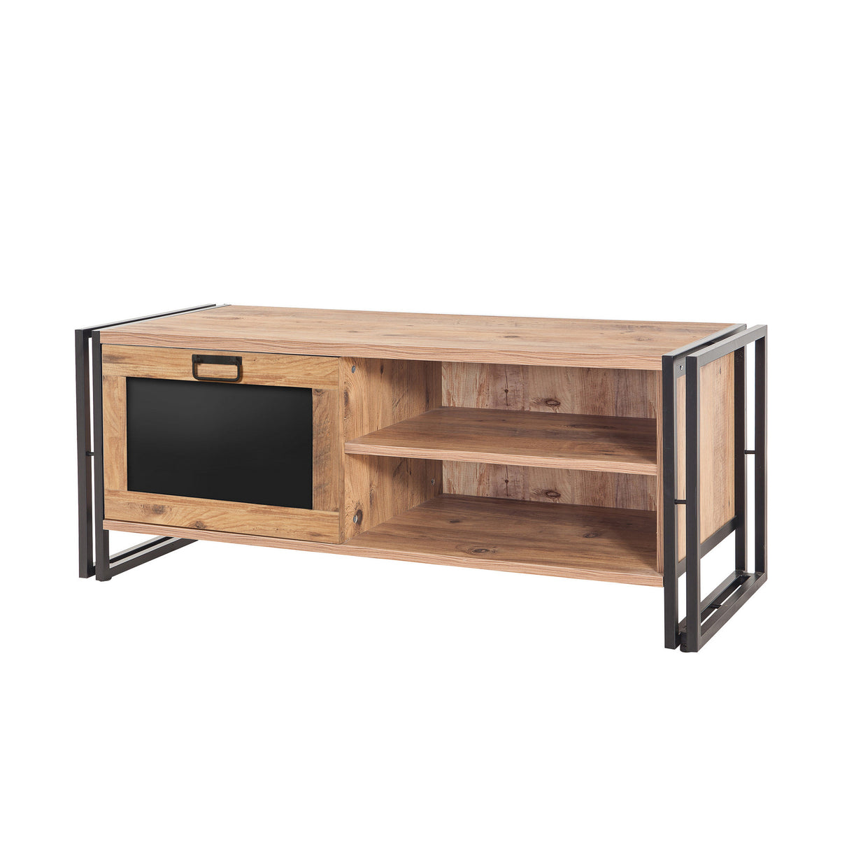 TV-Möbel Arcas Atlantic Pine Black Melamin 130x50x45 cm