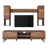 TV -Möbel Set Alta Walnut Melamin 180x48.6x35 cm