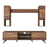 TV -Möbel Set Alta Walnut Melamin 180x48.6x35 cm