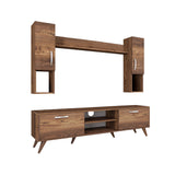 TV -Möbel Set Alta Walnut Melamin 180x48.6x35 cm