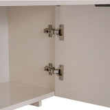 Aurelia TV-Schrank creme 180 cm Melaminbeschichtetes Holz