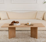 Rechteckiger Couchtisch Siban Sapphire Eichenholzoptik - 119x60 cm 