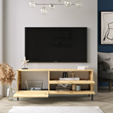 TV -Möbel Mistral Eik Black Melamin 120x46.4x35,5 cm