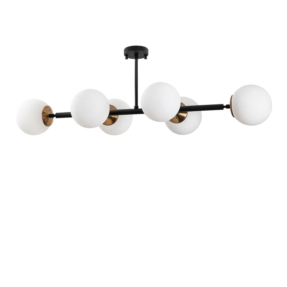 Hanglamp 6-lichts Crème Glas Radiance