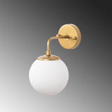 Wandlamp Goud Glas Elio