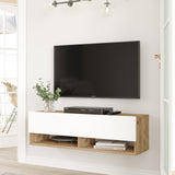 TV -Möbel Elba Atlantic Pine mit Melamine 100x29.1x31.6 cm