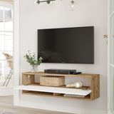 TV -Möbel Elba Atlantic Pine mit Melamine 100x29.1x31.6 cm