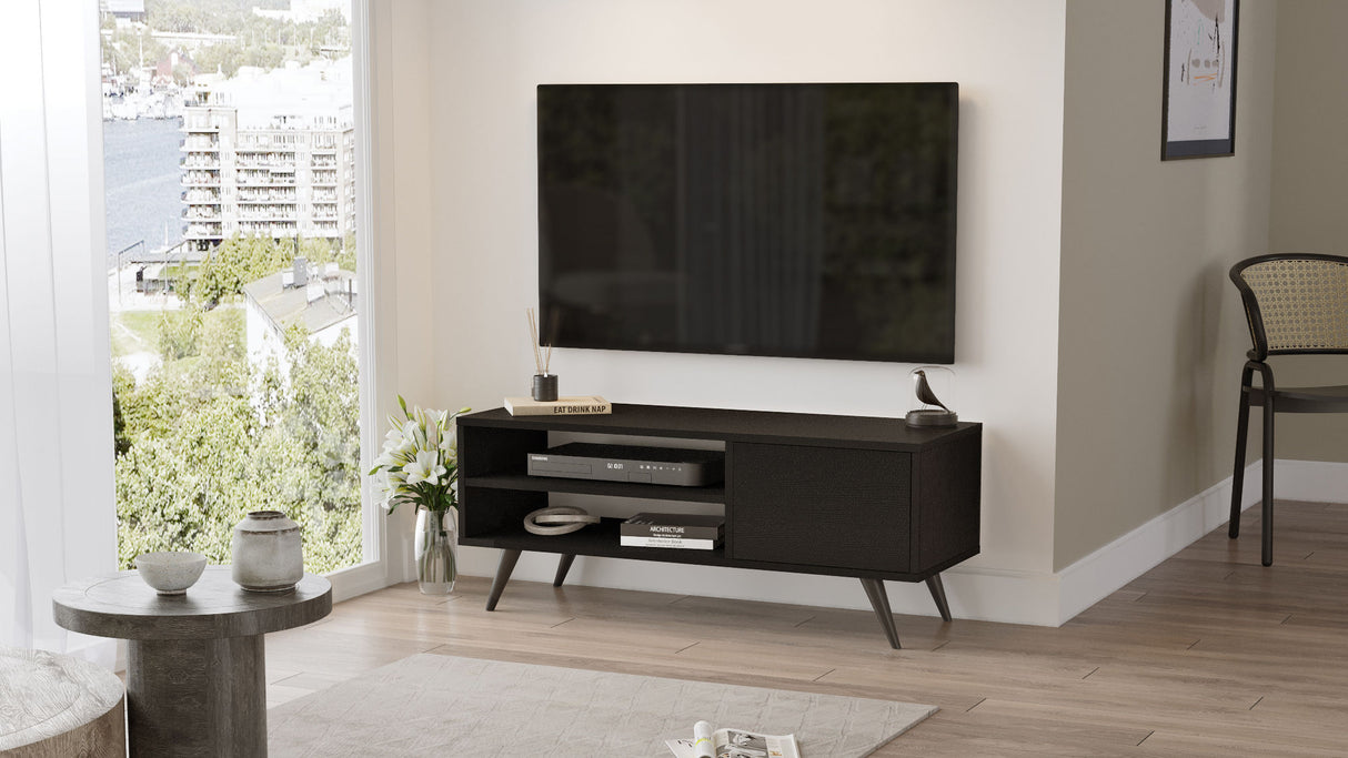 TV -Möbel Riva Black Melamin 110x44x40 cm