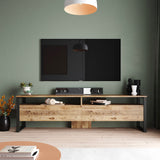 TV -Möbel Set Sable Atlantic Pine Melamin 180x56x35,5 cm