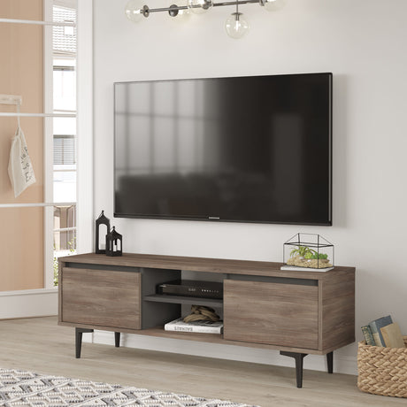 TV -Möbelset Java Brown Anthrazit Melamin 140x48.1x35.5 cm