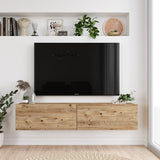 TV -Möbelset Isla Atlantic Pine Melamin 140x29.1x31.6 cm