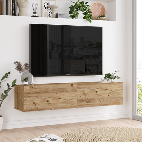 TV -Möbelset Isla Atlantic Pine Melamin 140x29.1x31.6 cm