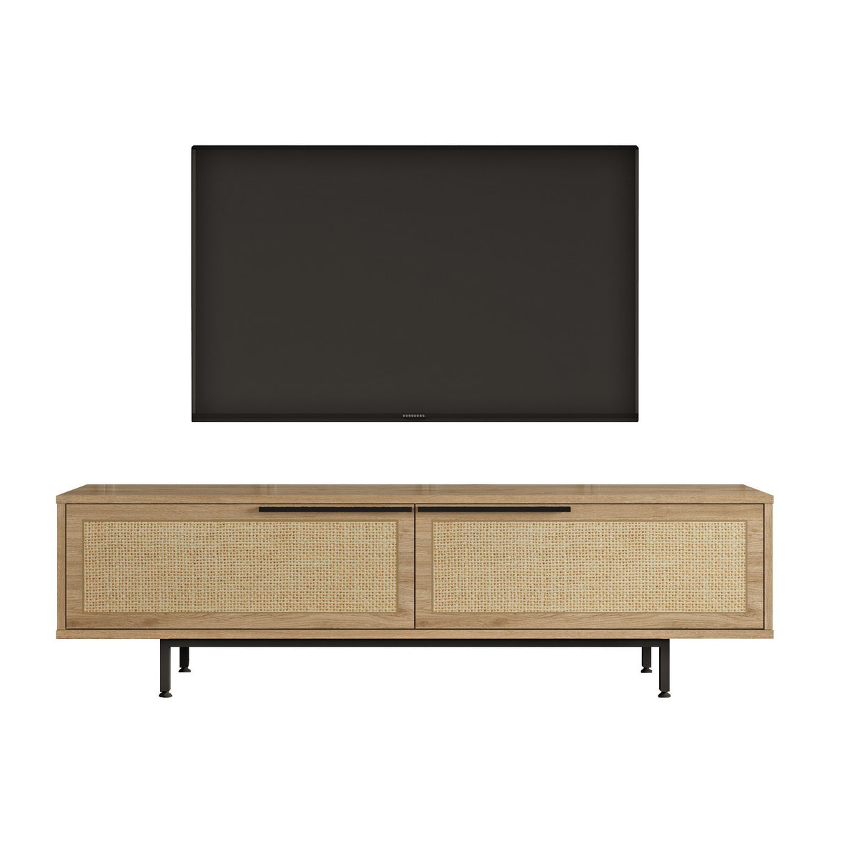 TV -Möbel Cosmos Walnut Eiche Melamin 160x45.1x35.5 cm