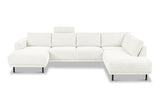 Modernes 3-Sitzer Ecksofa Rechts Anthrazit Stoff Aniko mit Liege 240x197x78 cm
