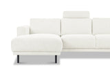 Modernes 3-Sitzer Ecksofa Rechts Anthrazit Stoff Aniko mit Liege 240x197x78 cm