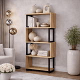 Bücherregal Ceylan Walnut Melamin 80x128x22 cm