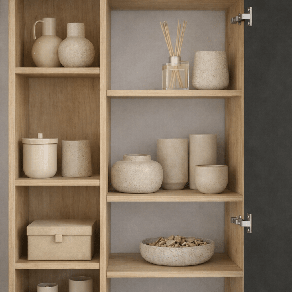 Boekenkasten - Boekenkast Jedda Eik Antraciet Melamine 79x190x32 cm - Dimehouse