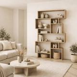 Bücherregal Karmato Sonoma Eik Melamine 96x168.5x25,5 cm