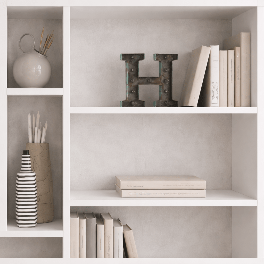 Bücherregal Mito Weißes Melamin 110x161x25,5 cm