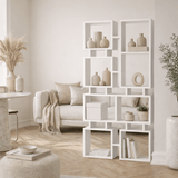 Bücherregal Rail White Melamin 79x166.5x24 cm