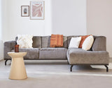 2,5-Sitzer-Ecksofa Chloe Stoff