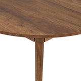 Rechteckiger Esstisch in Walnuss Melamin 180x89,5x75 cm - Linova