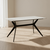 Eettafel Grace Sintered Stone Marmerlook Wit