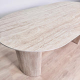 Esstisch Jimi 180x90 cm Travertin beige