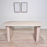 Esstisch Jimi 180x90 cm Travertin beige