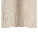 Rechteckiger Esstisch in Travertin Melamin 180x89,5x75 cm - Linova