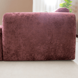 Banken-U-bank paars chenille stof - 342x165 cm - Shane-Dimehouse