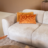 Ecksofa beige Chenille Stoff - 292x170 cm - Shane - rechts