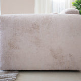 Banken-Hoekbank zand chenille stof - 272x170 cm - Shane - links-Dimehouse