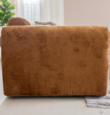 Ecksofa Ocker Chenille Stoff - 292x169 cm - Shane - rechts