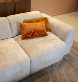 2-Sitzer-Sofa beige Chenille Stoff - 195x85 cm - Shane