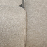 Banken-Hoekbank beige chenille bouclé - 305x169 cm - Jaylen - links-Dimehouse