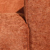 Banken-2-zits bank koper chenille bouclé - 186x98 cm - Jaylen-Dimehouse