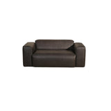 Banken-2-zits bank antraciet ecoleer - 186x98 cm - Jaylen-Dimehouse