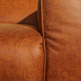 Banken-2-zits bank cognac ecoleer - 186x98 cm - Jaylen-Dimehouse