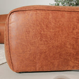 Hockers-Hocker cognac ecoleer - 98x88x43 cm - Jaylen-Dimehouse