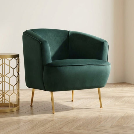 Fauteuil Piccoli Groen sfeerfoto in modern interieur